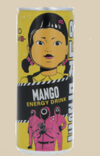 Squid Game Mango Energy Drink
